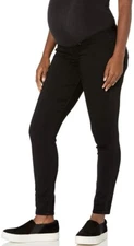 Signature by Levi Strauss & Co  Gld Label Women's Maternity Skinny Jeans Noir XS
