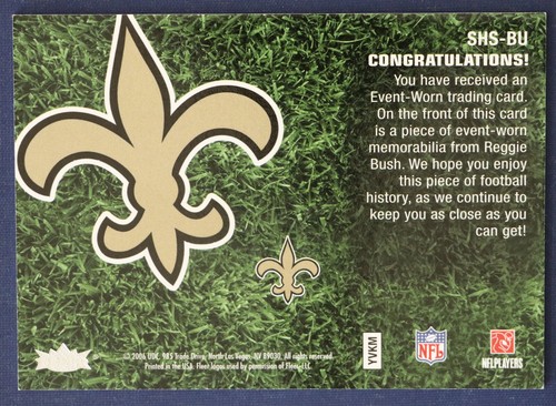 2006 Flair Showcase Showcase Stitches Jersey #SHSBU Reggie Bush RC - Bild 2 von 2