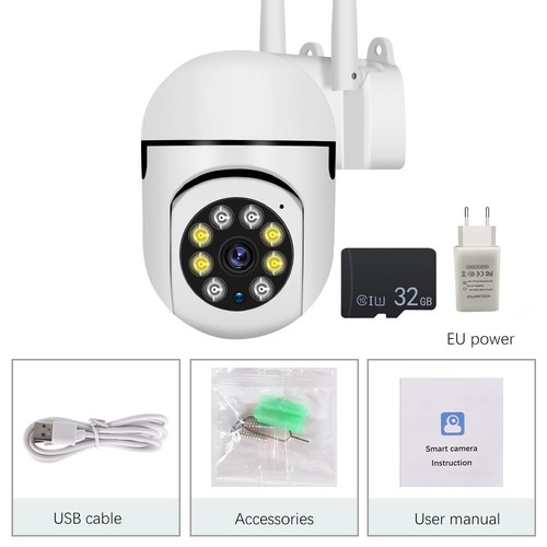 Lotto Yi HD 5G WIFI WLAN IP RETE TELECAMERA outdoor TELECAMERA DI SORVEGLIANZA ESTERNA TF - Foto 18 di 20