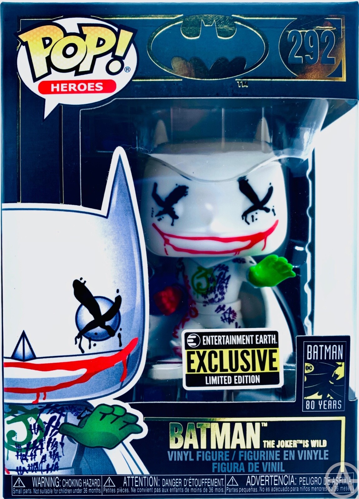Funko POP DC BATMAN The Joker is Wilder #292 EE Exclusive