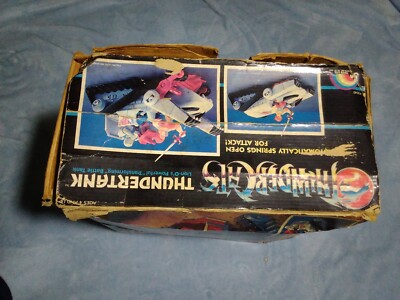 Vintage ThunderCats ThunderTank with Box Incomplete Toy Vehicle