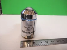 OLYMPUS OBJECTIVE INFINITY LENS 40X PL OPTICS MICROSCOPE PART AS PIC W5-B-104