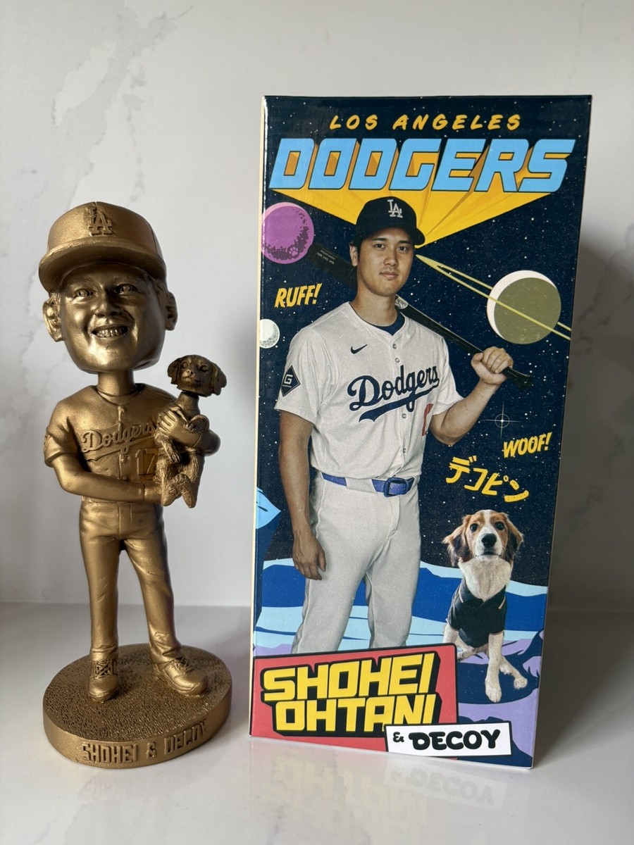Shohei Ohtani & Decoy GOLD LA Dodgers Bobblehead 8/28/24
