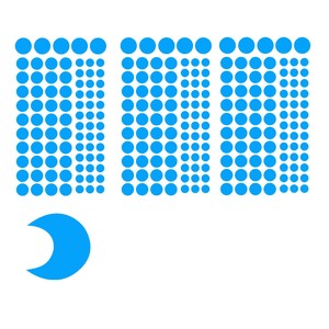 Glow In The Dark Stars Moon Stickers Ceiling Wall Paper Kids