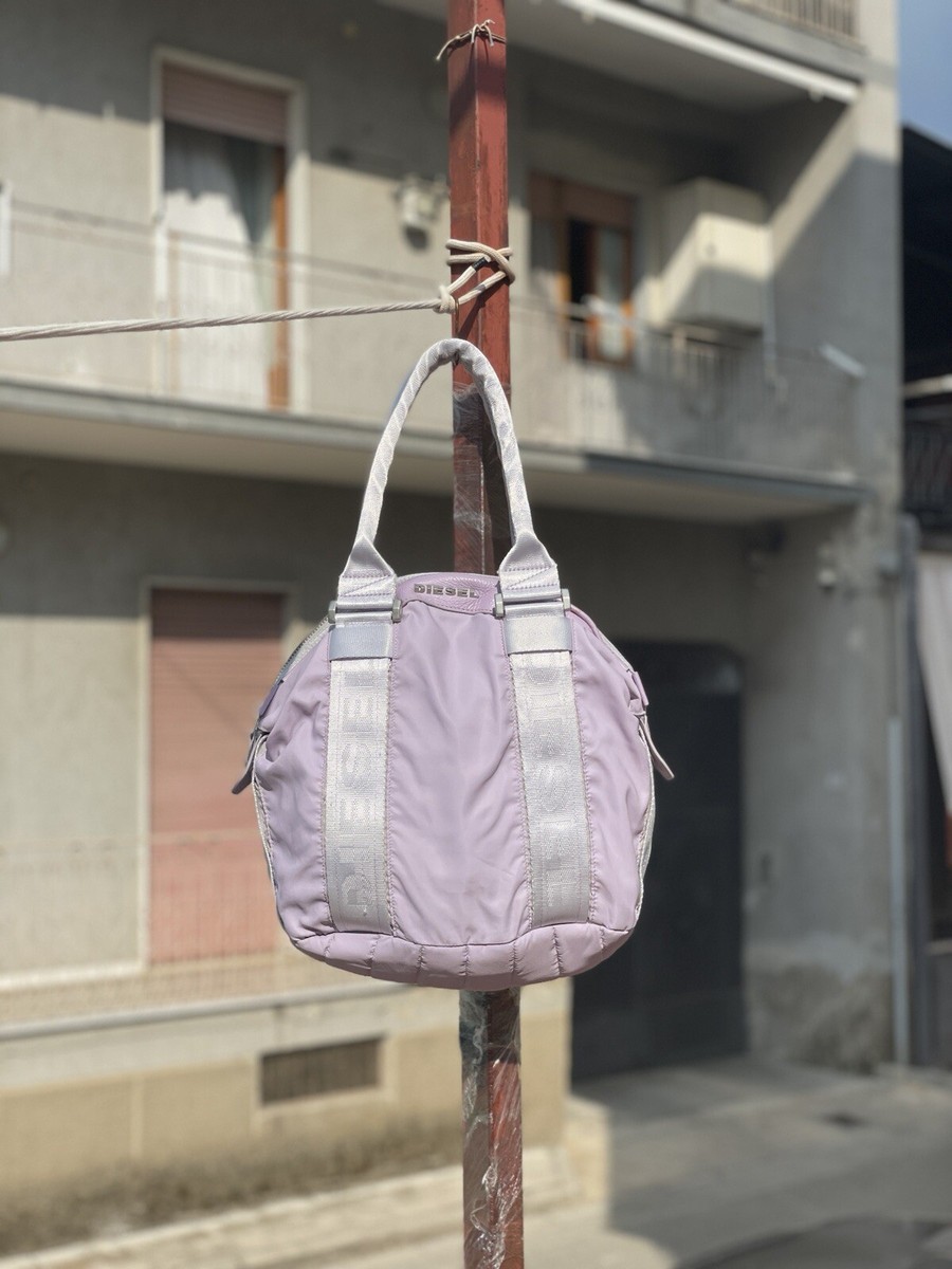 NEW DIESEL Y2K PURPLE NYLON HAND BAG | eBay