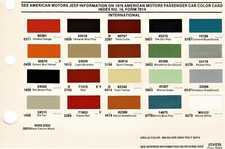1978 International Harvestor Terra Scout Ii Traveler Ih Trucks Paint Chips Ppg