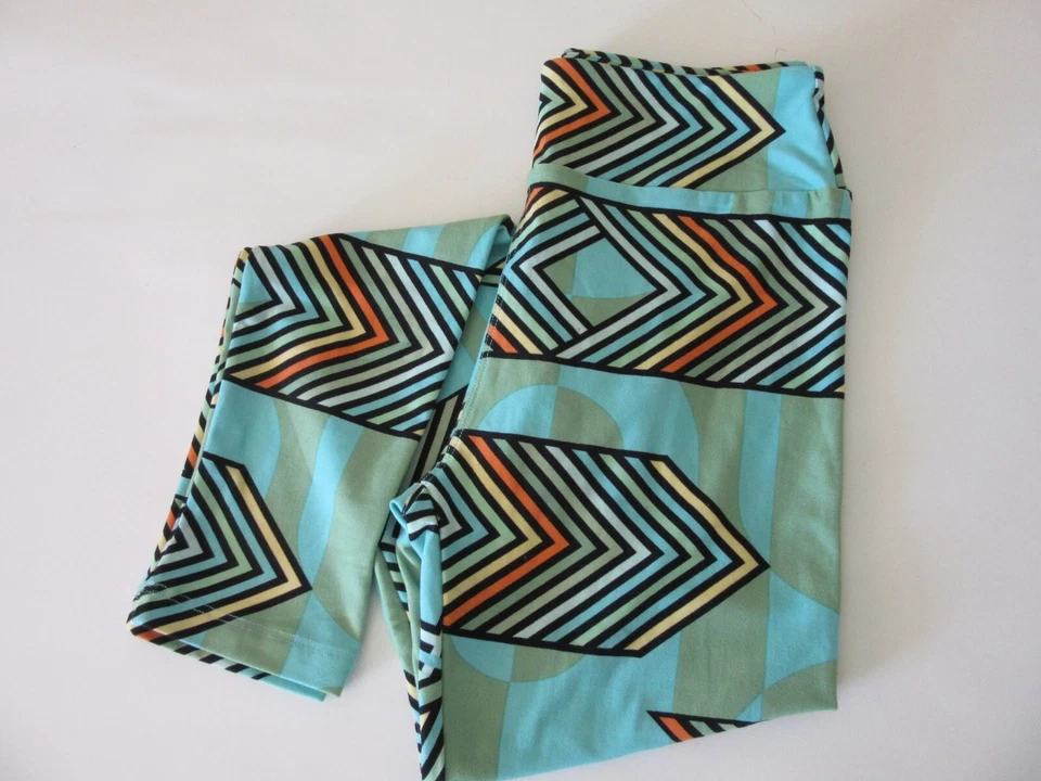 Lote de 3 Leggings LuLaRoe Multicolor Mujer OS Varios Patrones (Talla 2-10)-C Foto 4 de 4