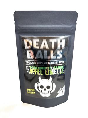 Death Balls #1  todesmutig saure Bonbons 75 Gramm 