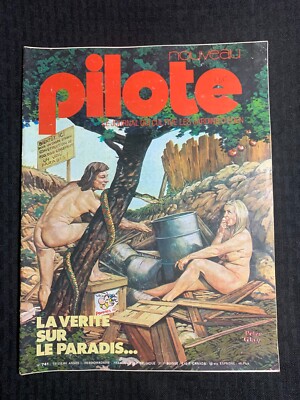 1974 PILOTE French Cartoon Comic Magazine #741 VG 4.0 La Verite Sur Le Paradis