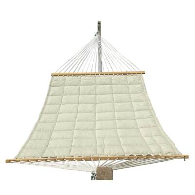 Stabhängematte Cushion Swing gepolstert  in flax Olefin Fasern