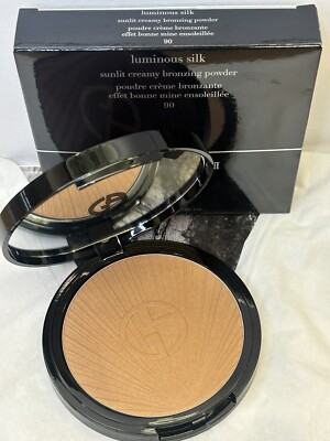 NIB Giorgio Armani ~ 90 GOLDEN SUNRAYS ~ Luminous Silk Bronzer Powder 18g .63oz