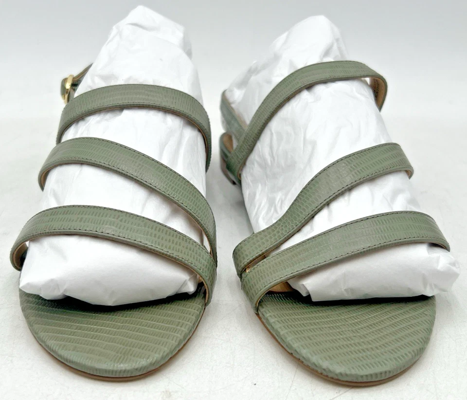 TALBOTS KERI MULTI STRAP SAGEBRUSH GREEN SANDALS WOMENS 7.5 NIB - Image 2 of 4