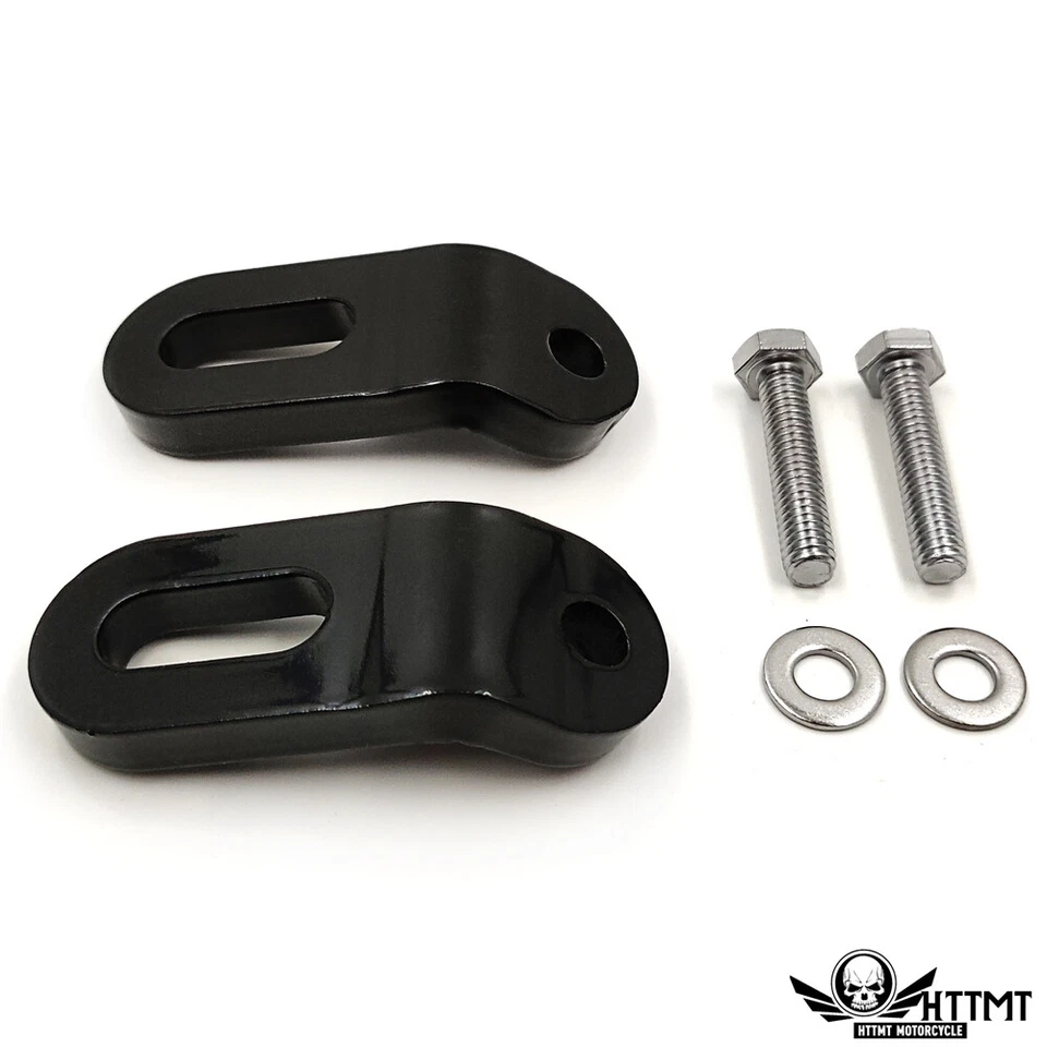HTTMT Black Touchless Tie-Downs for Harley Touring Road King Electra Glide - Image 3 of 4