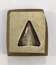 Vintage Bronze Jewelry Die Mold/Mould India Hand Engraved For Jewellery Making