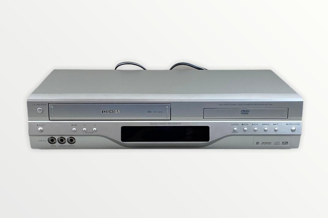 Toshiba DVD VCR Combo SD-V393SU2 w/ AV Cable -TESTED WORKING