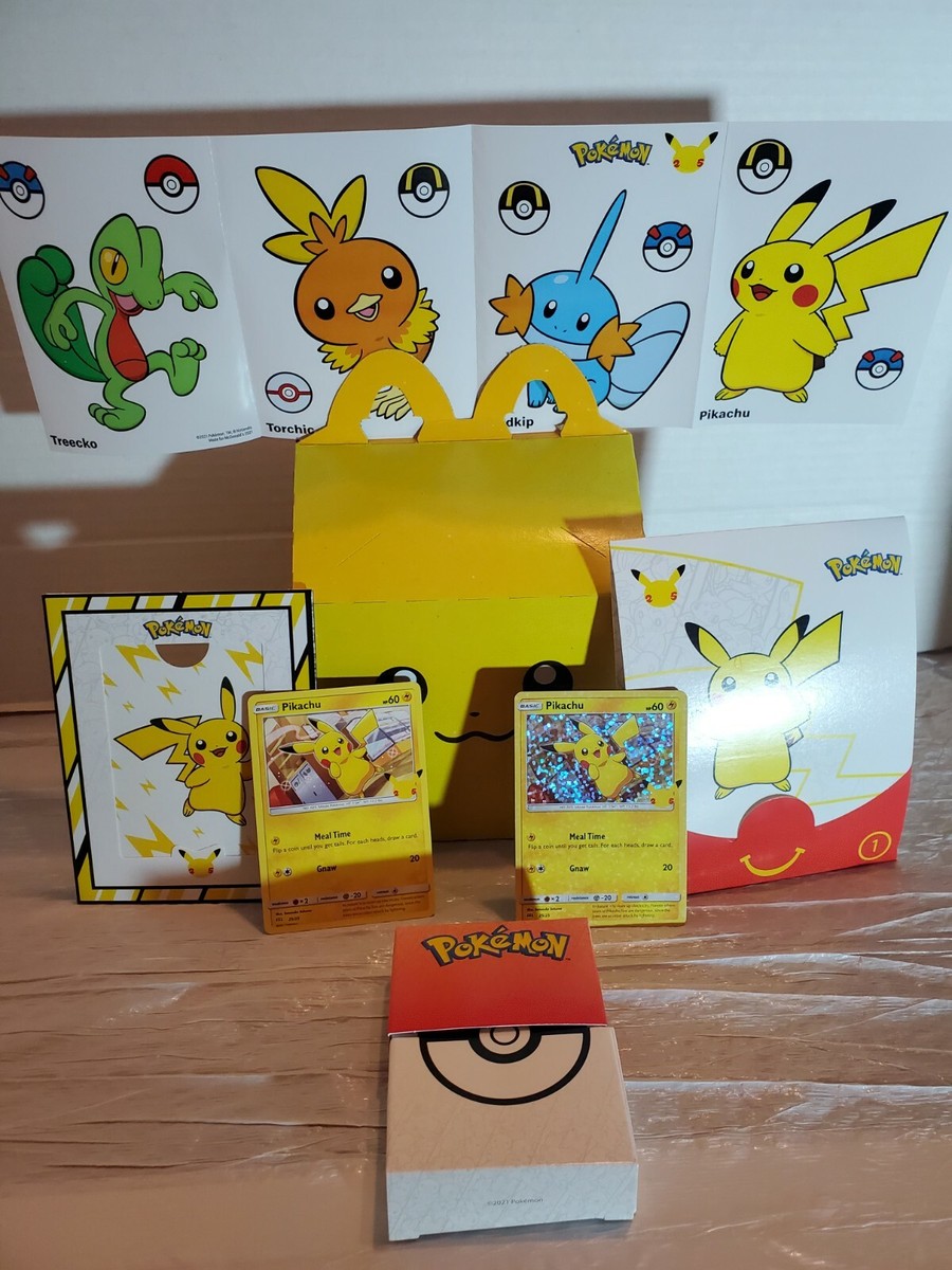ポケモンカードゲーム pokemon McDonald's accessories Pokemon Mcdonalds 25th Anniversary Pikachu Holo Card 2021+
