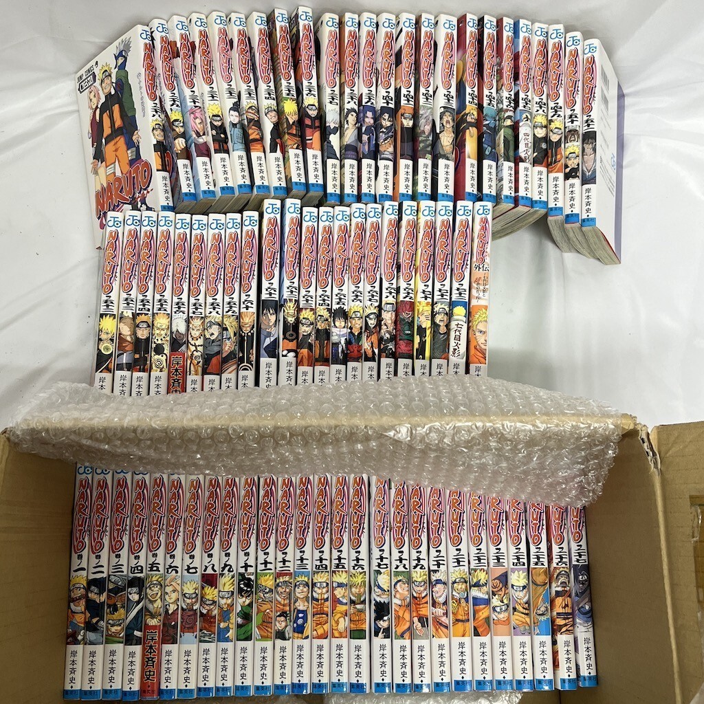Naruto Japanese language Vol.1-72 set +side story Manga Comics