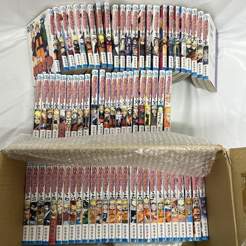 Naruto Japanese language Vol.1-72 set +side story Manga Comics Full Complete