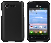 Black Rubberized Protex Hard Case Cover Lg Optimus Zone-2 Vs415 & Fuel L34c on sale Black Rubberized Protex Hard Case Cover Lg Optimus Zone-2 Vs415 & Fuel L34c on sale