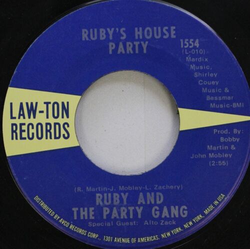 Soul 45 Ruby And The Party Gang - Ruby'S House Party / Hey Ruby (Shut Your Mouth