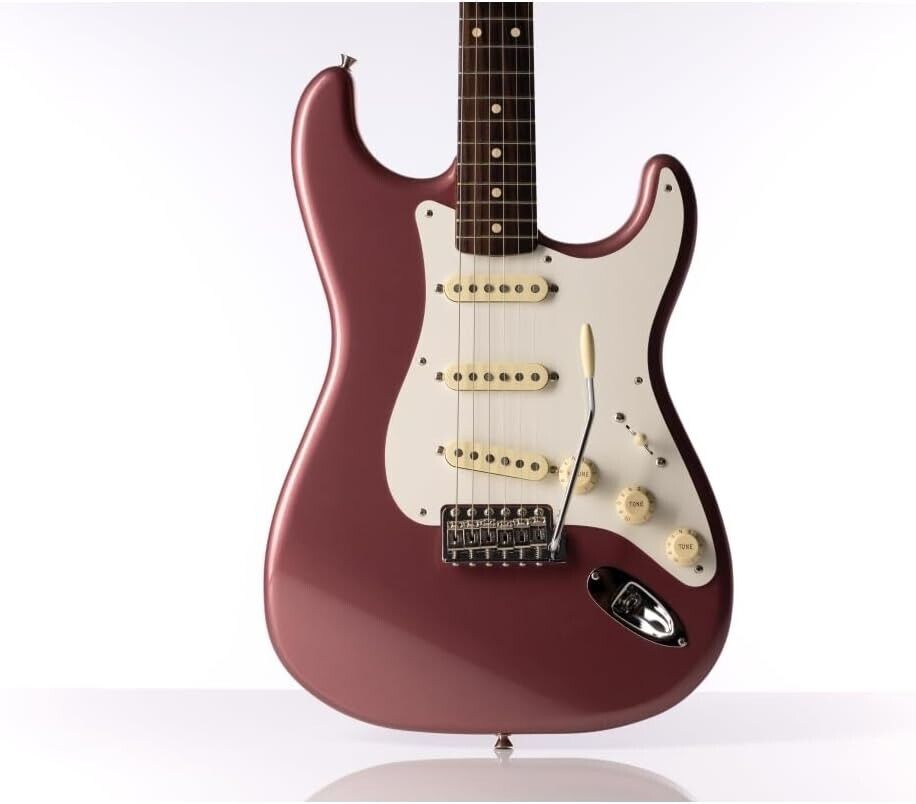 Fender Made in Japan Char Stratocaster Burgundy Char