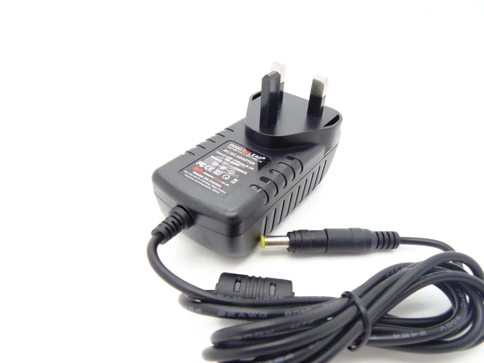 SageMCOM RT190 320 T2 HD Freeview Recorder 12V Power Supply Adapter Plug New - Image 3 of 4