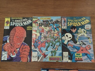 Marvel Lot Of 17 Comics Spiderman, X-Men, Daredevil, Alpha Fight