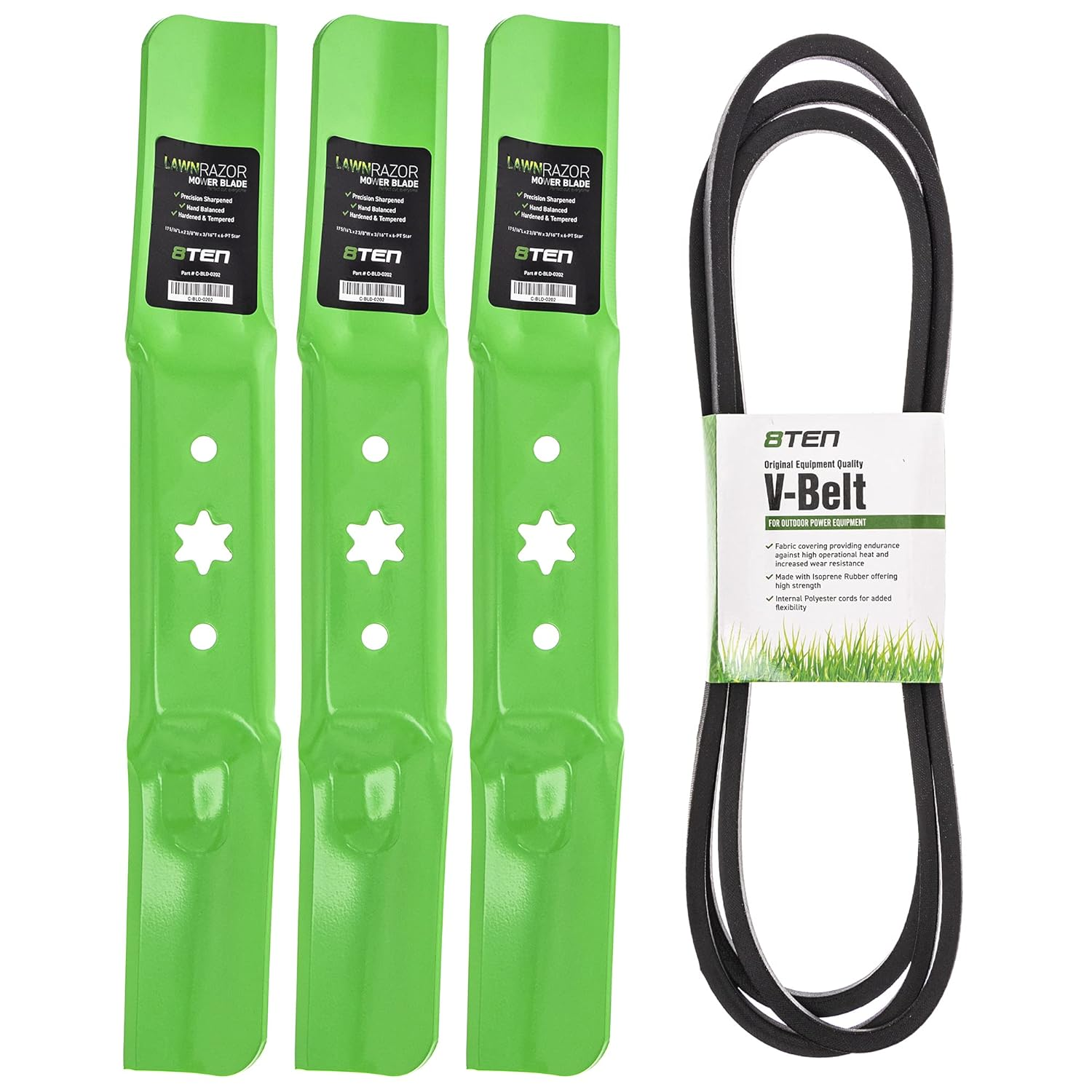 Deck Blade Belt Kit for MTD Cub Cadet XT1-GT50 XT1-LT50 Troy Bilt TB2350 Models