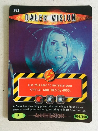 DOCTOR WHO BATTLES IN TIME TRADING CARDS Exterminator Annihilator Common & Rare - Picture 49 of 96