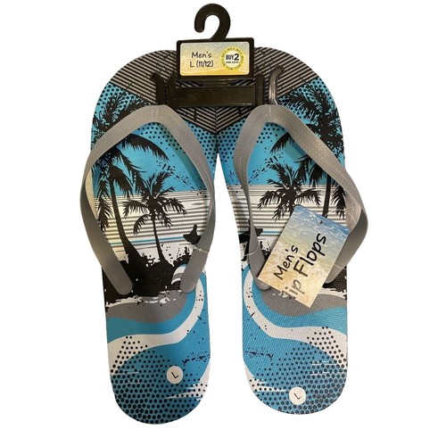 Darc Sport Blue Slide Sandals with Yellow Wolf Logo Darc Sport | Shoes | Darc Sport Blue Slides With Wolf Emblem  main image 2
