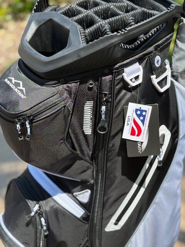 Sun Mountain Sync Cart Bag "Brand New" Last One in stock... Black & White - Picture 10 of 14