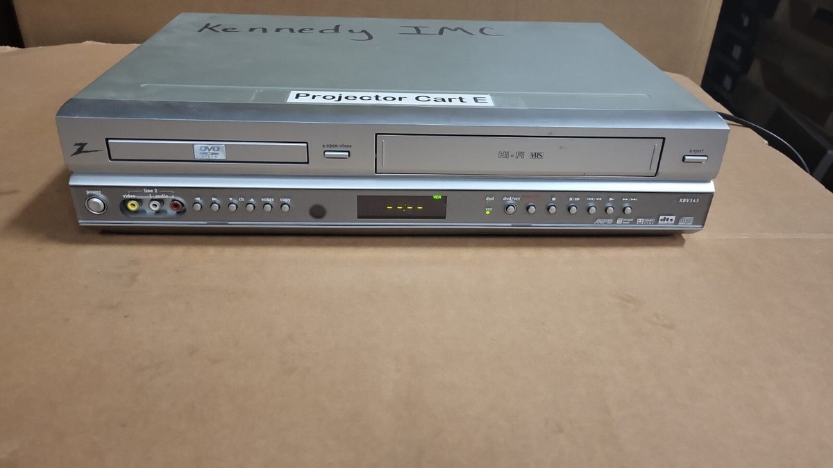 Zenith XBV343 DVD-VCR Combo DVD Player Hi-Fi Stereo VHS
