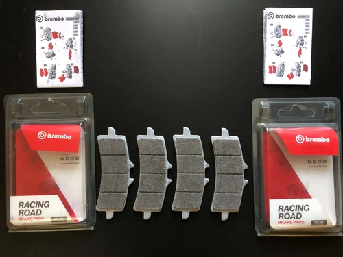 2 x Brembo Racing Brake Pads Front 07BB37SR for Motorcycles See Vehicle List