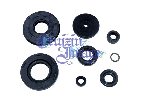 72-77 Suzuki GT550 Engine Oil Seals 8pcs Set Reproduction CI-GT550EOSSET - Bild 1 von 1