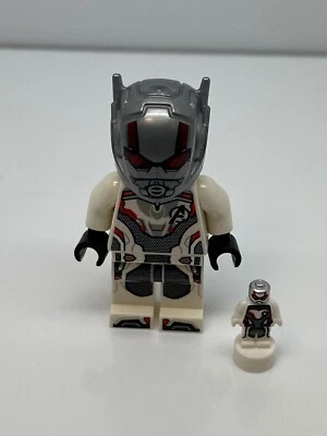 Lego Ant-Man (White Jumpsuit) Minifigure From Set 76124 With Mini Statuette - Image 1 of 2