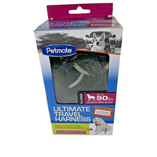 NEW Petmate Ultimate Adjustable Travel Harness Leash for Dog XL up to 90lb Black