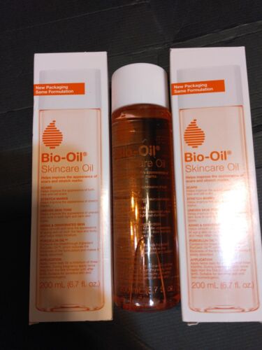 Lot Of 2- 200 ml Bio -Oil Skincare Oil For Scars And Stretchmarks