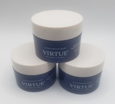 3x VIRTUE Restorative Treatment Mask 15ml (each) Travel Size