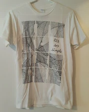 Threadless T-Shirt It's So Simple Graphic Tee Art Design Nature Rare OOP
