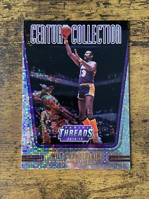 2018-19 Panini Threads Century Collection Dazzle #11 Wilt Chamberlain LA Lakers