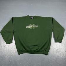 Vintage 90s Notre Dame Fighting Irish Crewneck Sweatshirt Green 2XL VTG NCAA