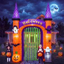 10.8FT Halloween Inflatables Archway Outdoor Decoration Halloween Arch