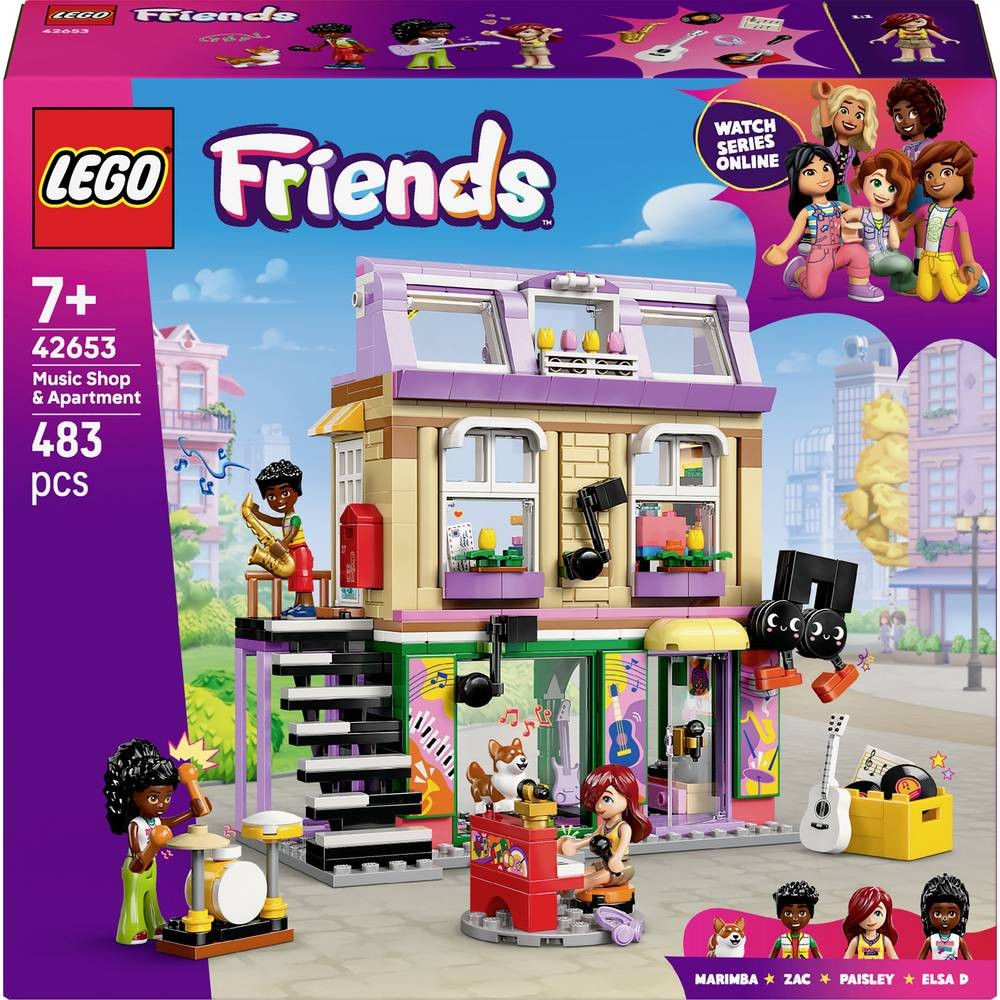 LEGO® FRIENDS Magasin de musique 42653 : finis les écrans avec ce jeu créatif