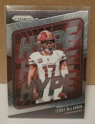 2024 Panini Prizm Card - #12 Terry McLaurin - Washington Commanders - Hype - NM 