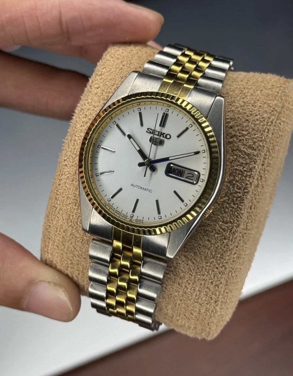 Seiko 5 Ref: SNXJ92 7009-3110 White Dial Day/Date Japan 🇯🇵 For