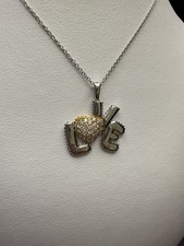 Love Necklace With Golden Heart