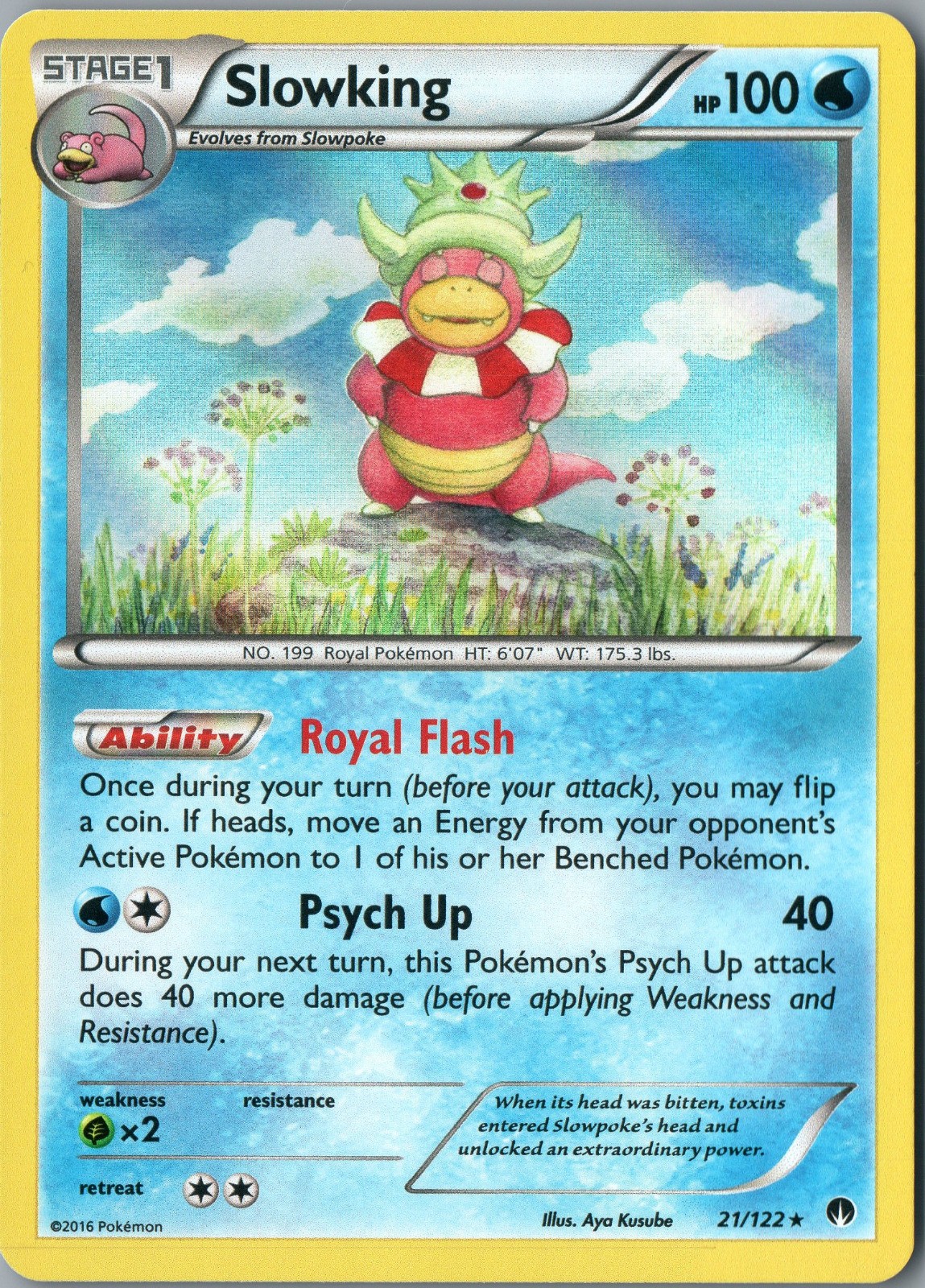 Slowking Holo Rare XY - BREAKpoint 21/122 NM Holo - Pokemon