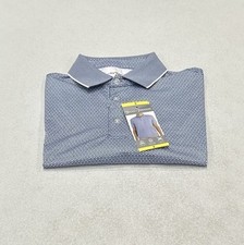 Hickey Freeman Men's Short Sleeve Polo Shirt, Blue, Size S