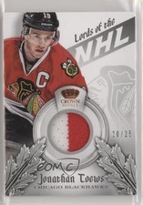 2013-14 Crown Royale Lords of the NHL Materials Prime 20/25 Jonathan Toews 07qr