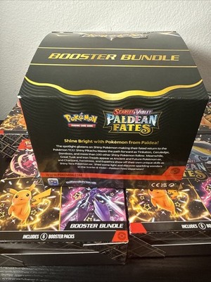paldean fates no booster box Paldean Booster Bundle - Trading card product racks for game